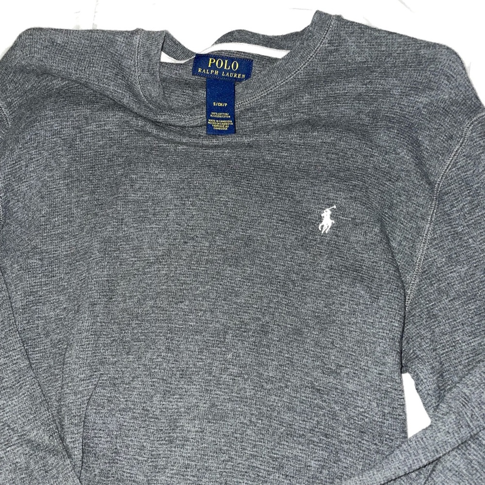 Polo Long Sleeve Sleepwear Tee
